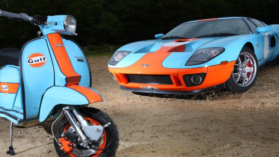 Gulf Scooter and Car
